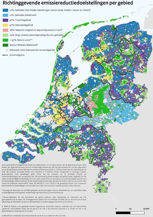 Richtinggevende emissiereductiedoelstellingen Nederland
