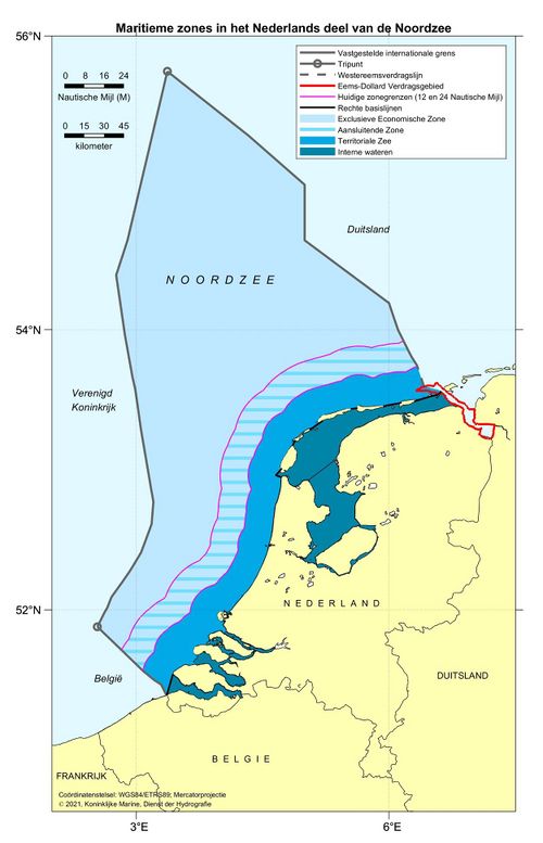 Maritieme zones Nederland