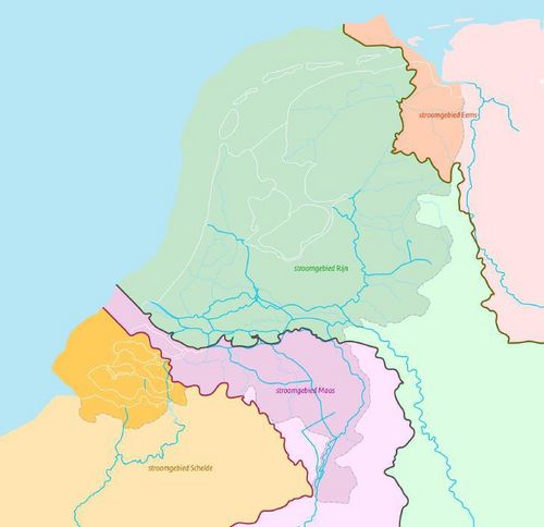 stroomgebieden Nederland
